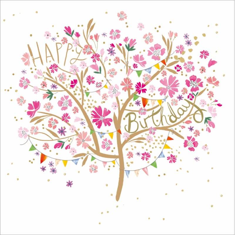 Pink Birthday Tree - House of Cards