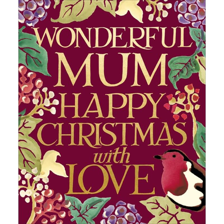 Wonderful Mum Christmas Card
