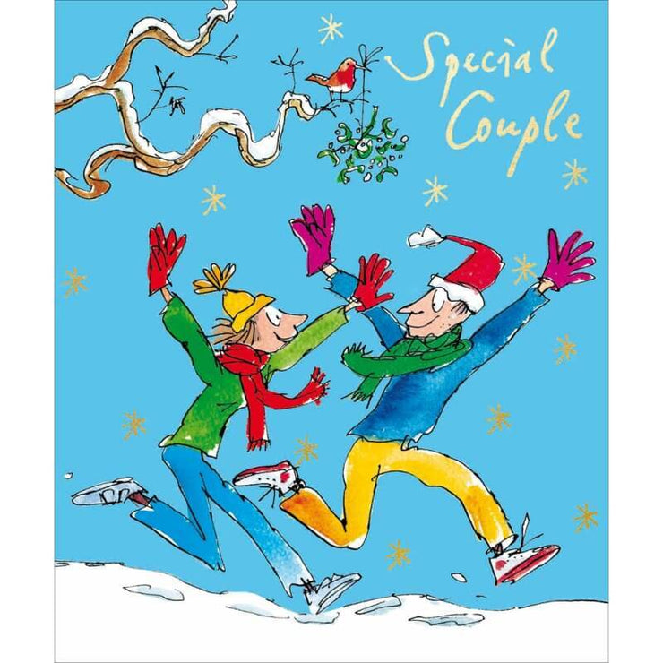 Special Couple Christmas Card - House of Cards