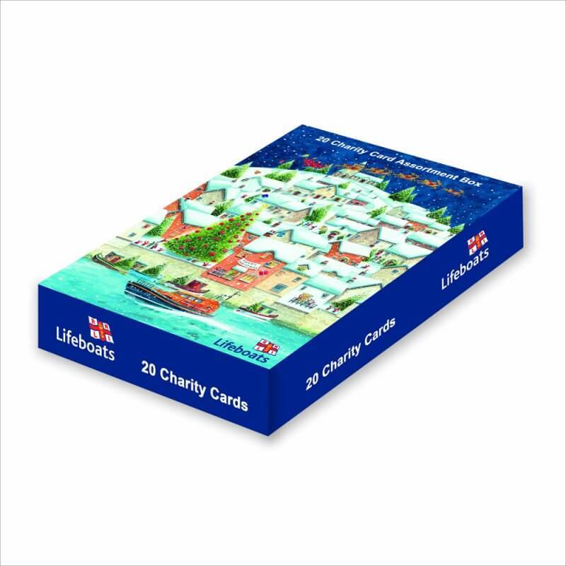 Lifeboats Charity 20 Assorted Boxed Christmas Cards - House of Cards