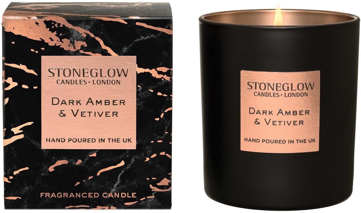 Dark Amber and Vetiver Tumbler Candle