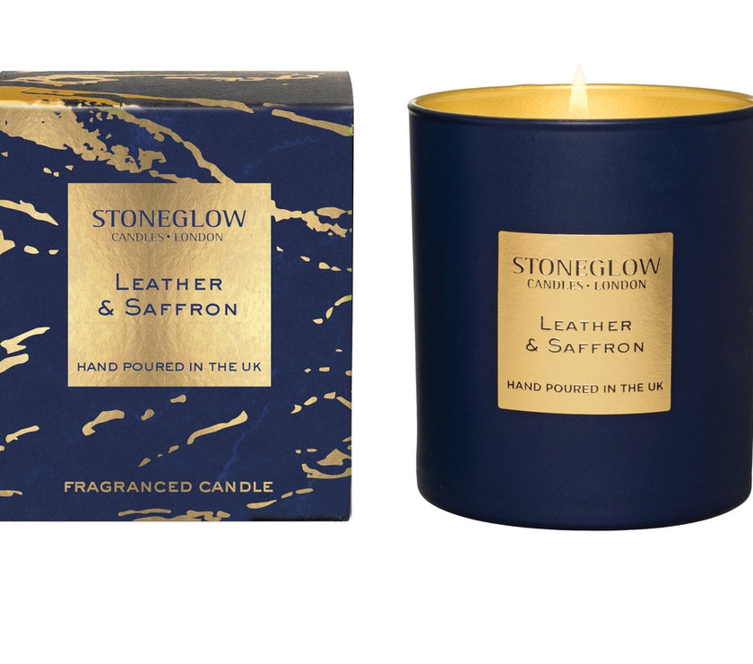 Tumbler Leather Candle