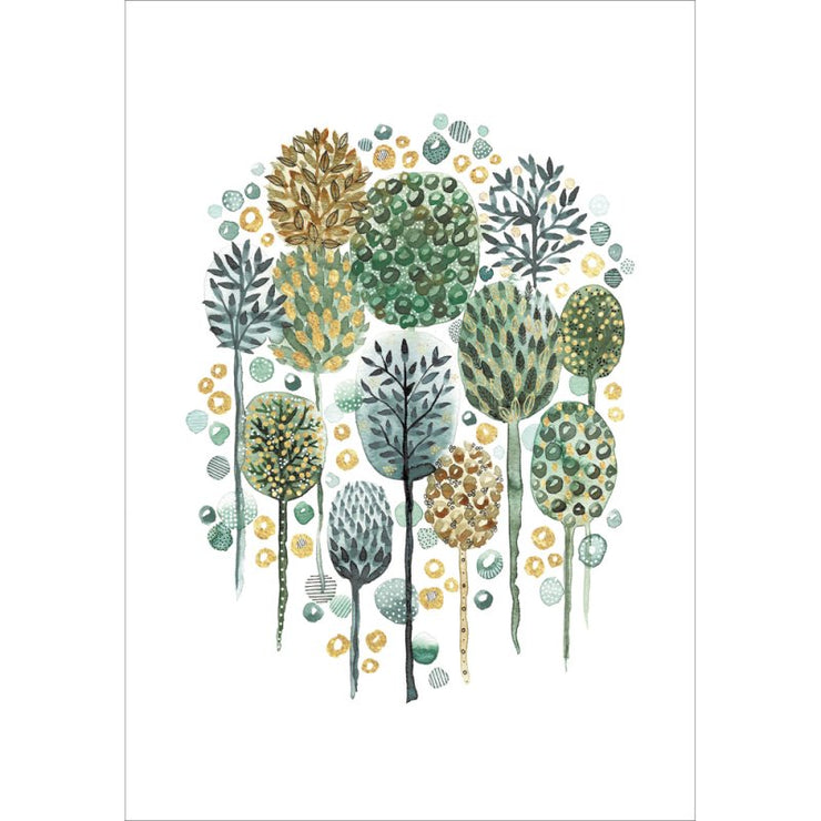 Tiny Trees Greeting Card
