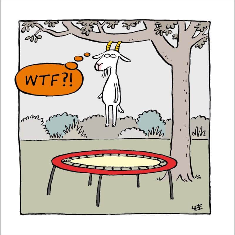 WTF Birthday Card - House of Cards