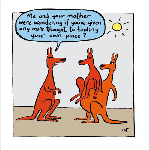 Leaving Home Greeting Card