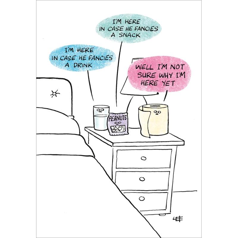 Bedside Kit Greeting Card - House of Cards