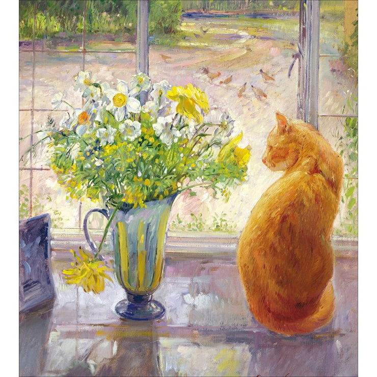 Spring Flowers Greeting Card