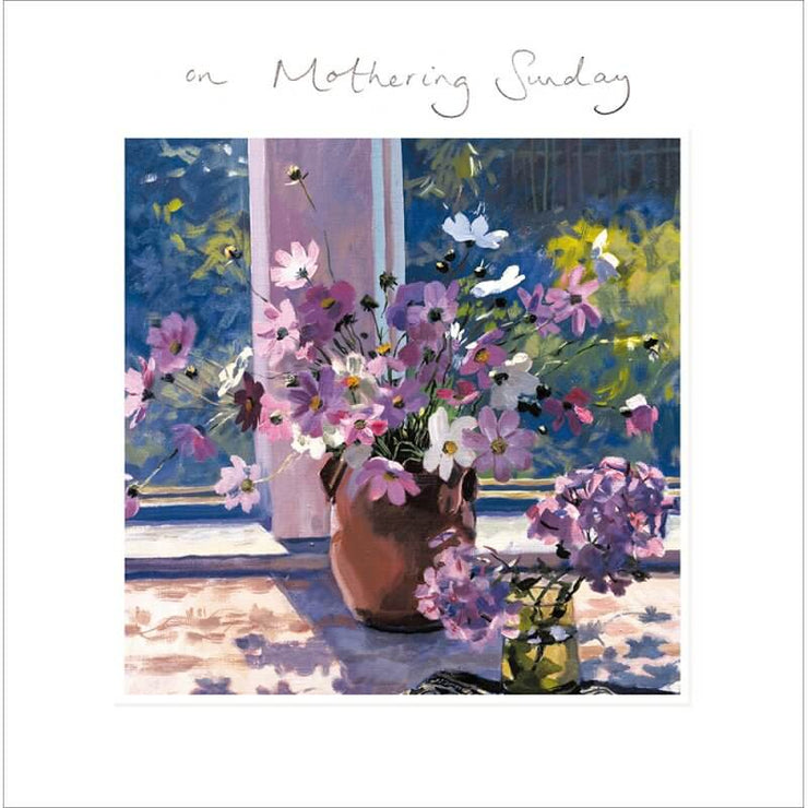 Purple Mothering Sunday Card