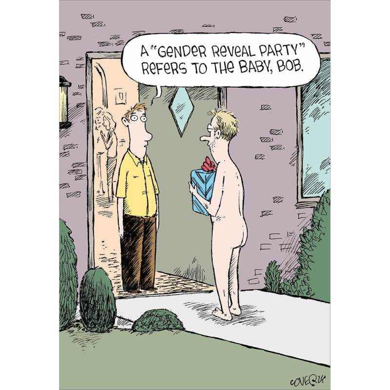 Gender Reveal Card - House of Cards