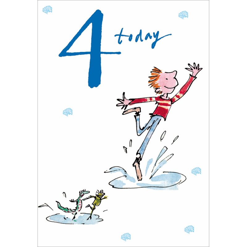 Quentin Blake 4 Today Birthday Card