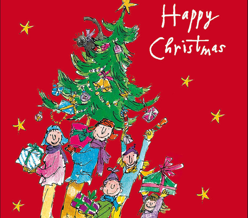 Quentin Blake Christmas Tree Christmas Card 2025