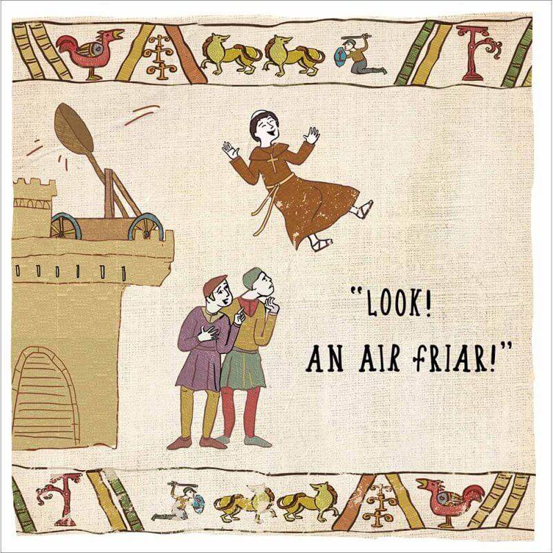 Air Friar Greeting Card - House of Cards