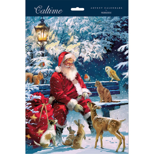 Exclusive Santa Bench Advent Calendar