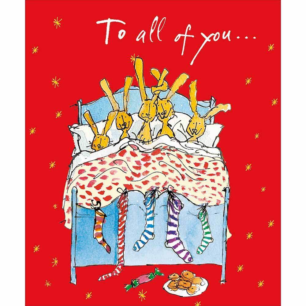Quentin Blake To all of You Christmas Card 2025 - House of Cards