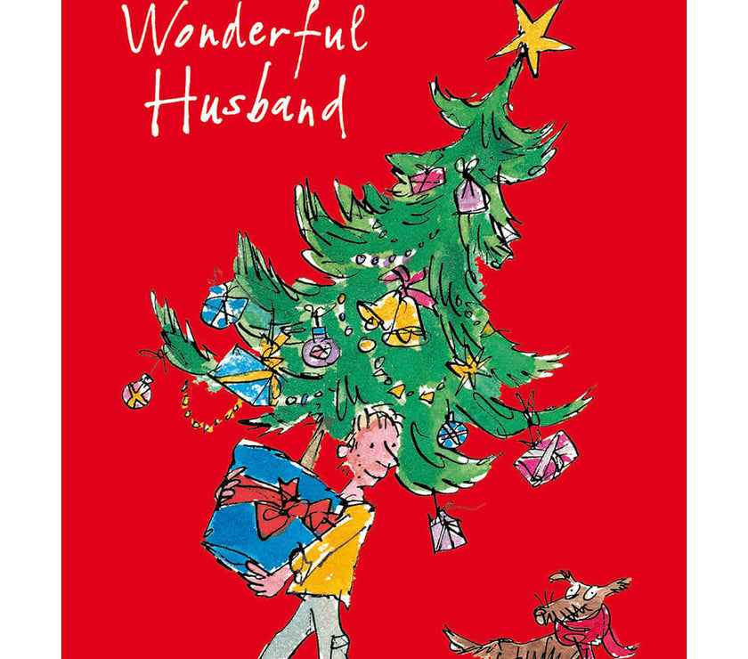 Quentin Blake Husband Christmas Card 2025