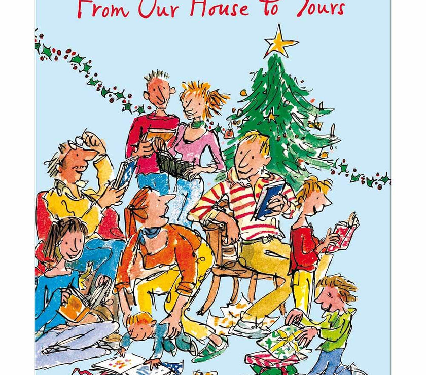 Quentin Blake Our House Christmas Card 2025