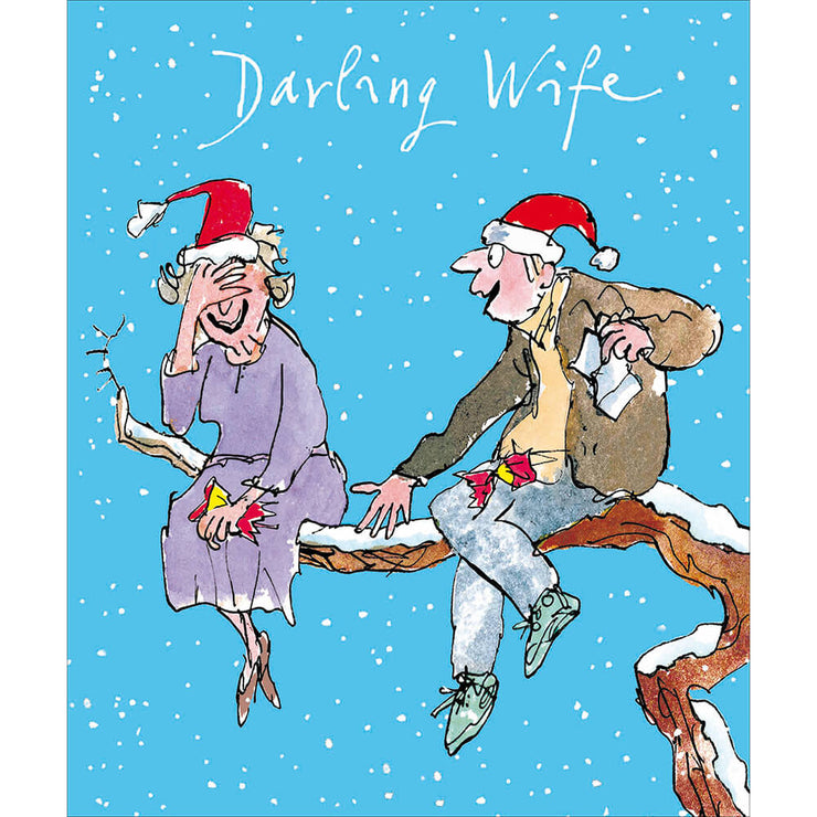 Quentin Blake DarWife Christmas Card 2025