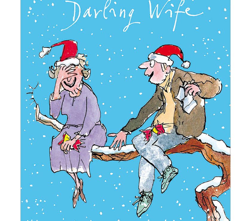 Quentin Blake DarWife Christmas Card 2025