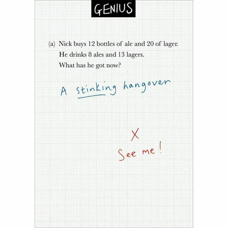 Stinking Hangover Birthday Card - House of Cards