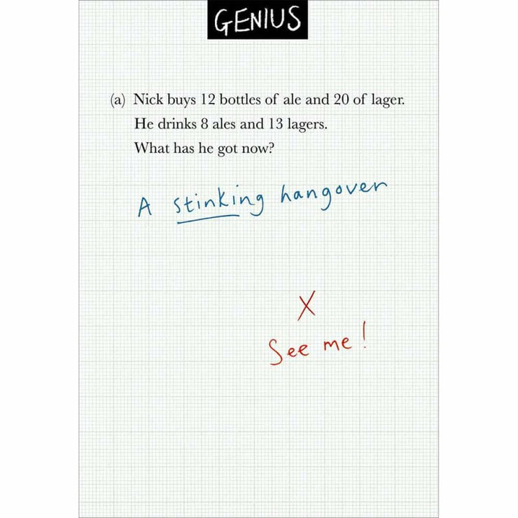 Stinking Hangover Birthday Card
