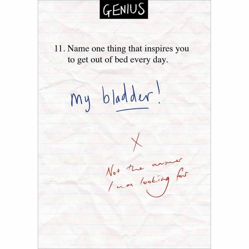 My Bladder Birthday Card - House of Cards