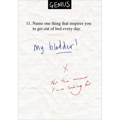 My Bladder Birthday Card