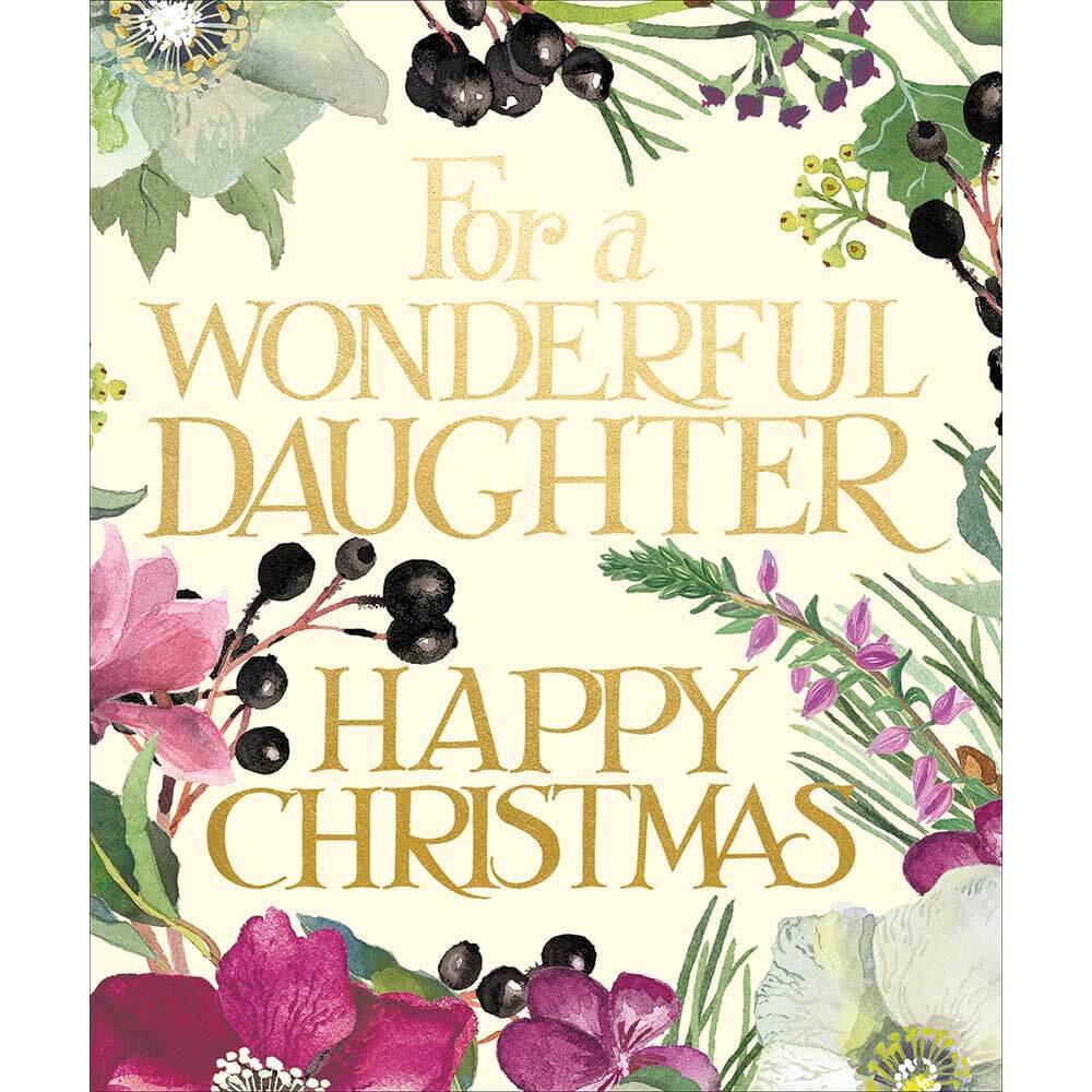 Emma Bridgewater Daughter Christmas Card - House of Cards