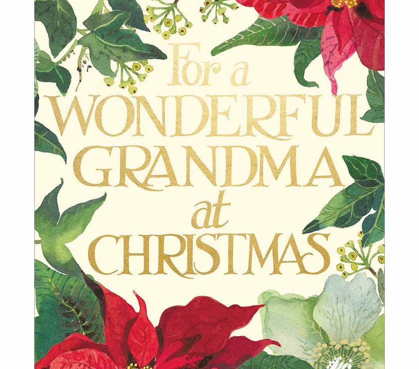 Emma Bridgewater Wonderful Grandma Christmas Card