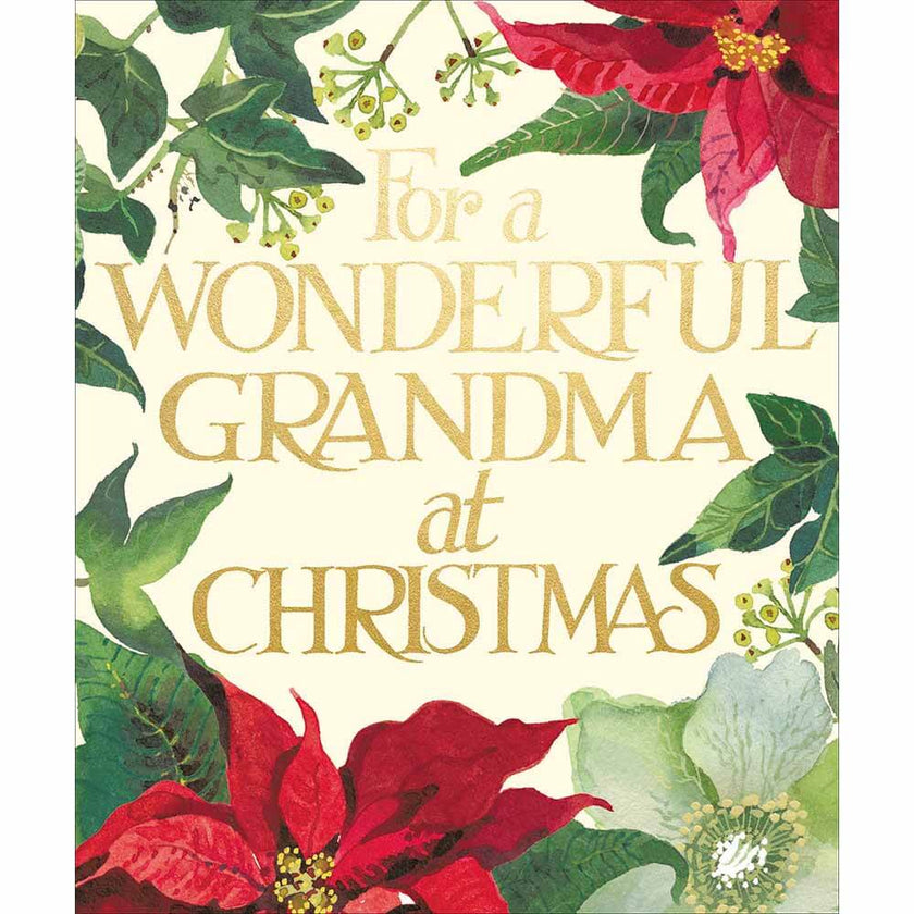 Emma Bridgewater Wonderful Grandma Christmas Card