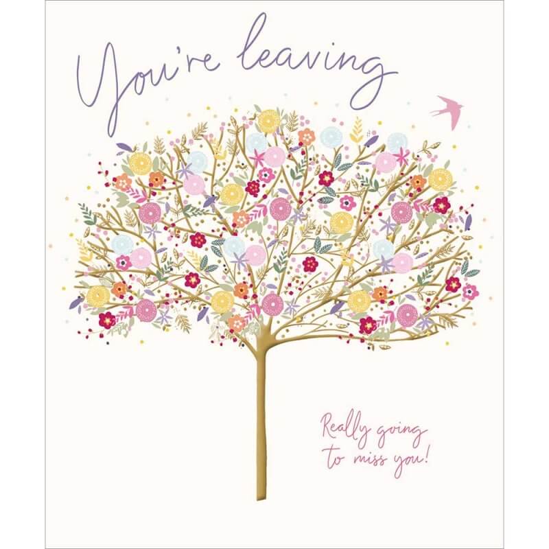 Leaving Greeting Card