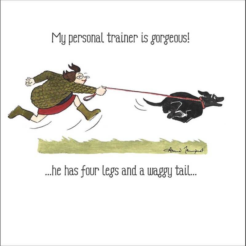 Personal Trainer Birthday Card - House of Cards