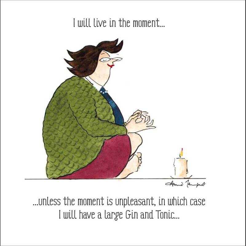 Live in the Moment Birthday Card - House of Cards