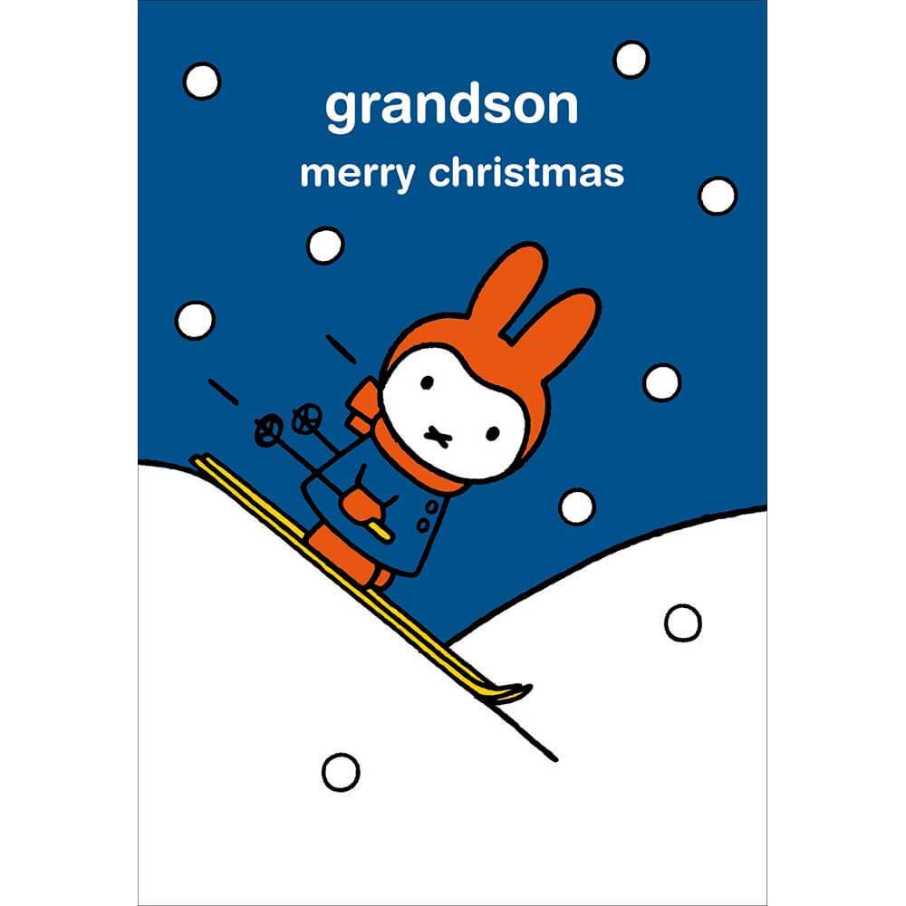 Miffy Grandson Christmas Card - House of Cards