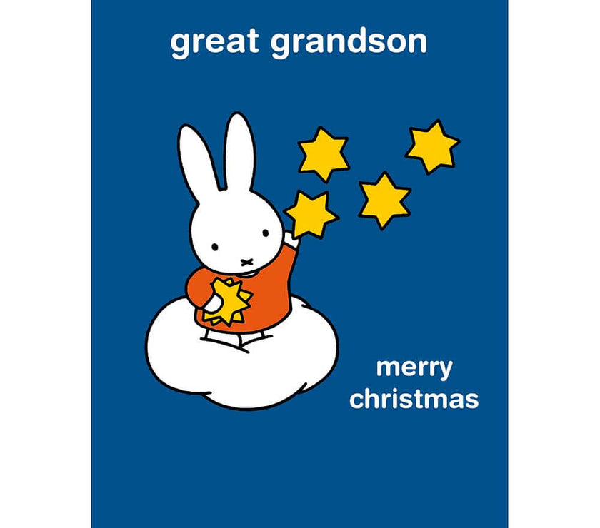 Miffy Great Grandson Christmas Card