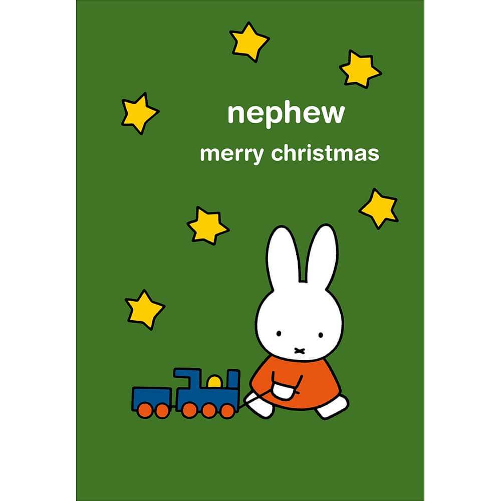 Miffy Nephew Christmas Card - House of Cards