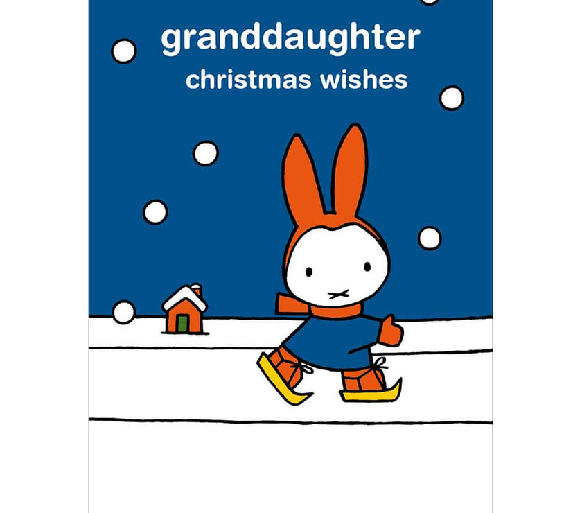 Miffy Granddaughter Christmas Card