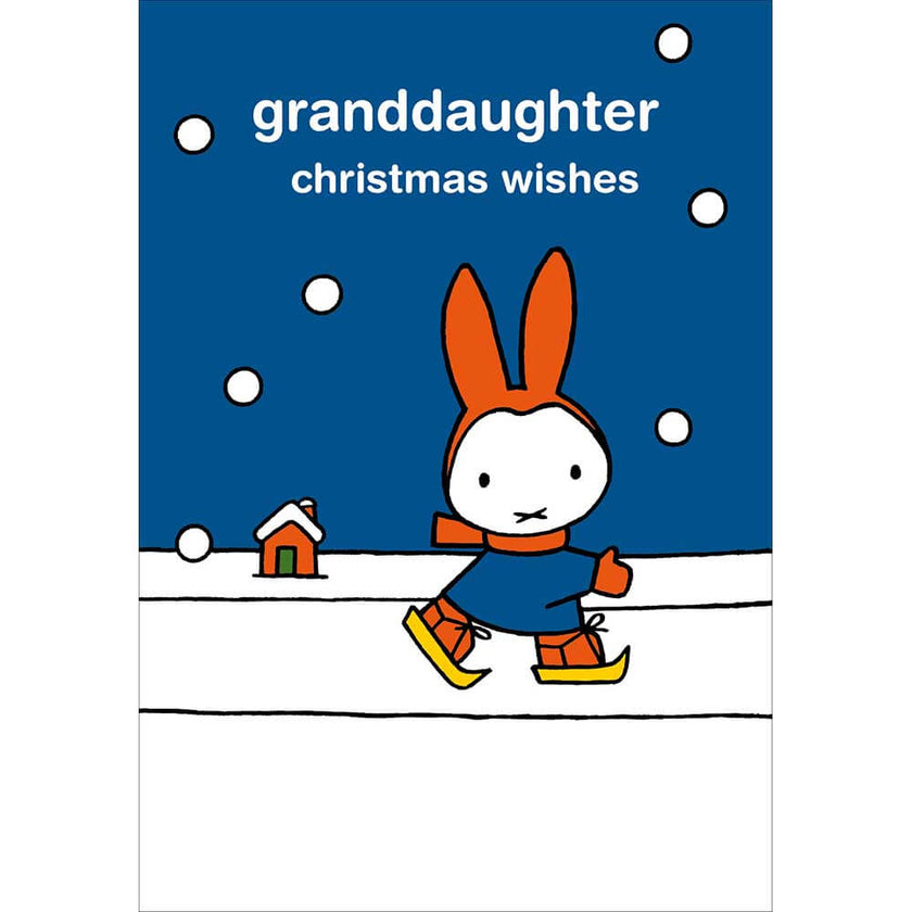 Miffy Granddaughter Christmas Card