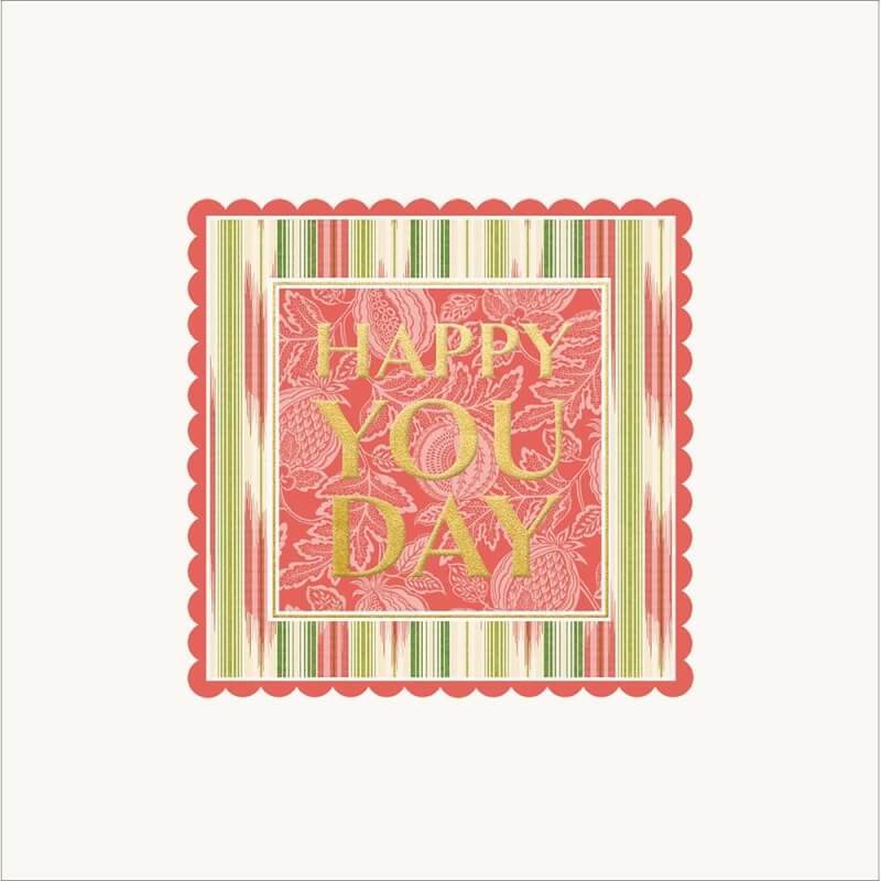 Sanderson You Day Birthday Card - House of Cards