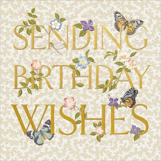 Sanderson Birthday Wishes Birthday Card - House of Cards