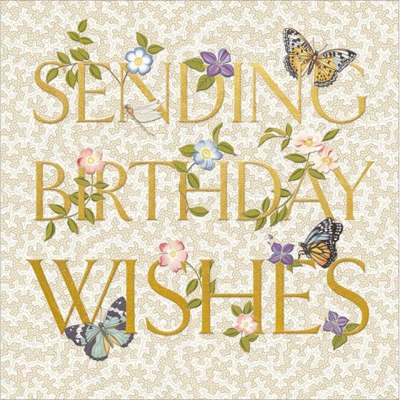 Sanderson Birthday Wishes Birthday Card