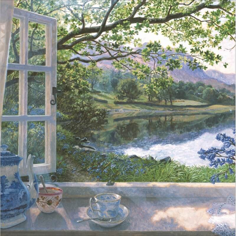 Window Birthday Card - House of Cards