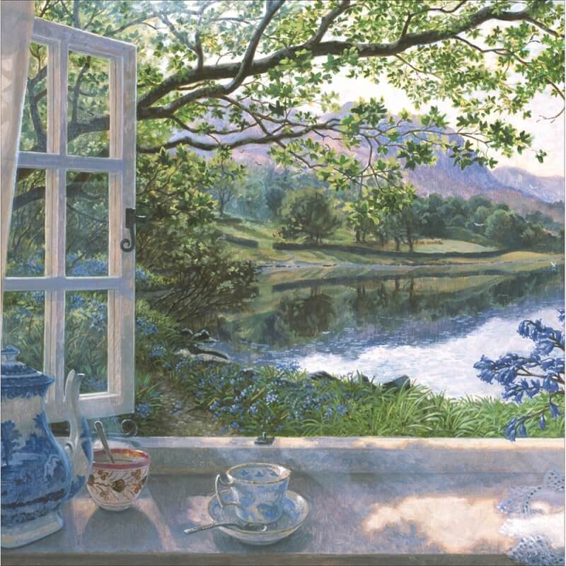 Window Birthday Card
