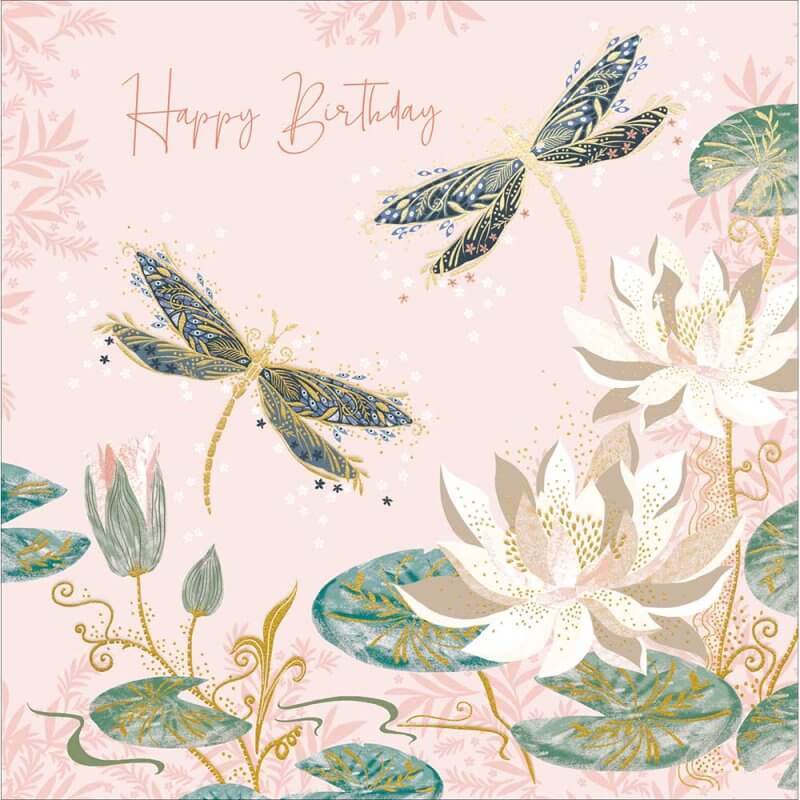 Dragon Flies Birthday Card - House of Cards