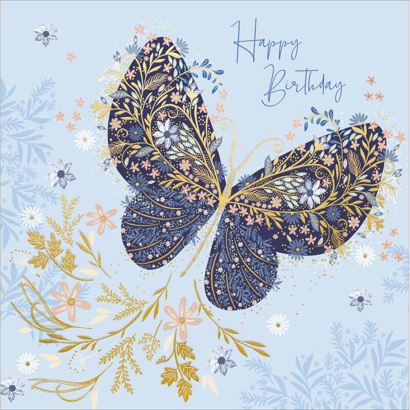 Butterfly Birthday Card - House of Cards