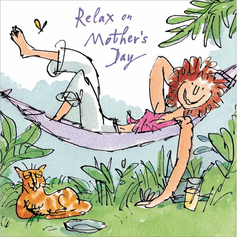 Quentin Blake Relax Mother's Day Card