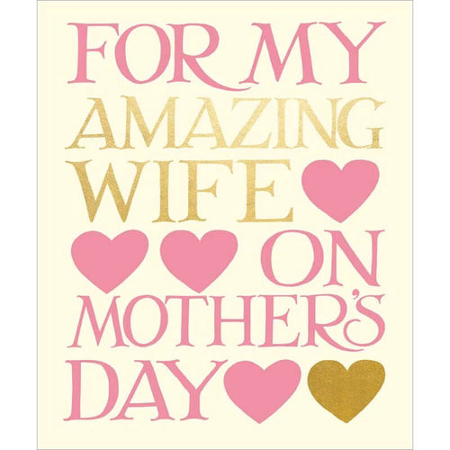 Emma Bridgewater Wife Mother's Day Card