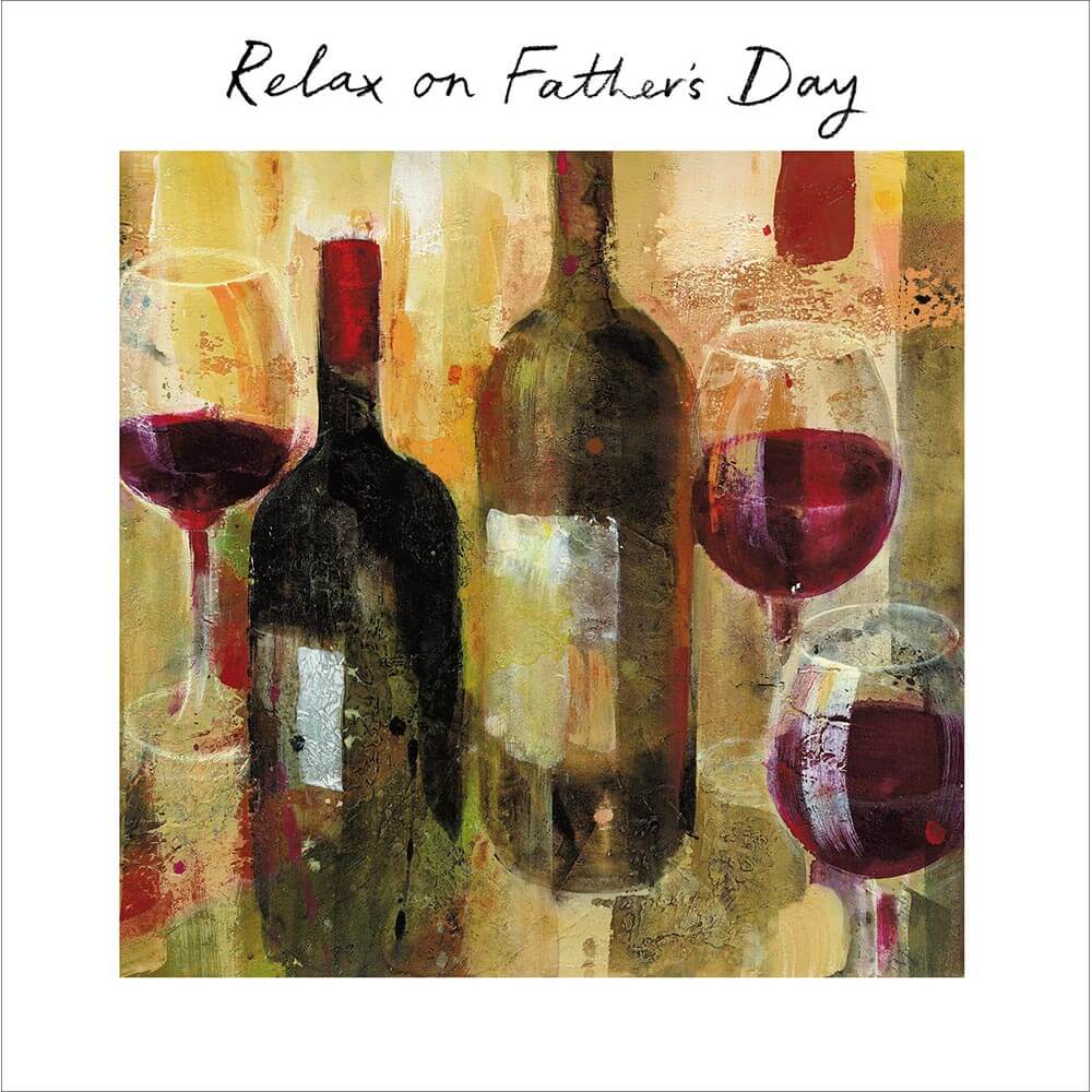 Wine Fathers Day Card