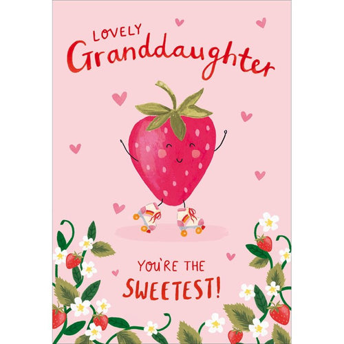 Sweetest Granddaughter Birthday Card