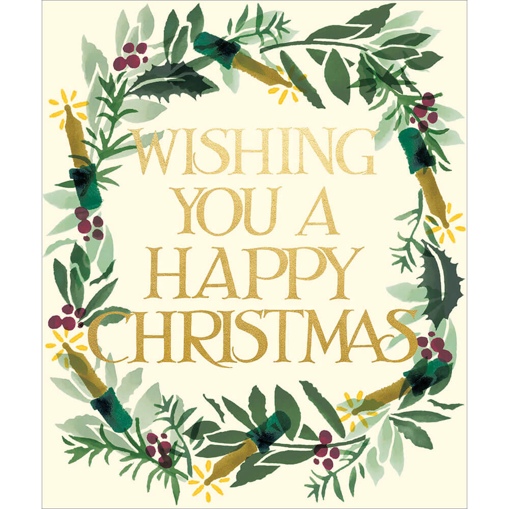 Emma Bridgewater Wreath Christmas Card