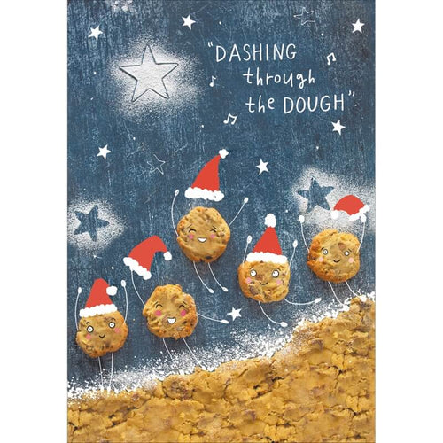 Dashing Cookies Christmas Card